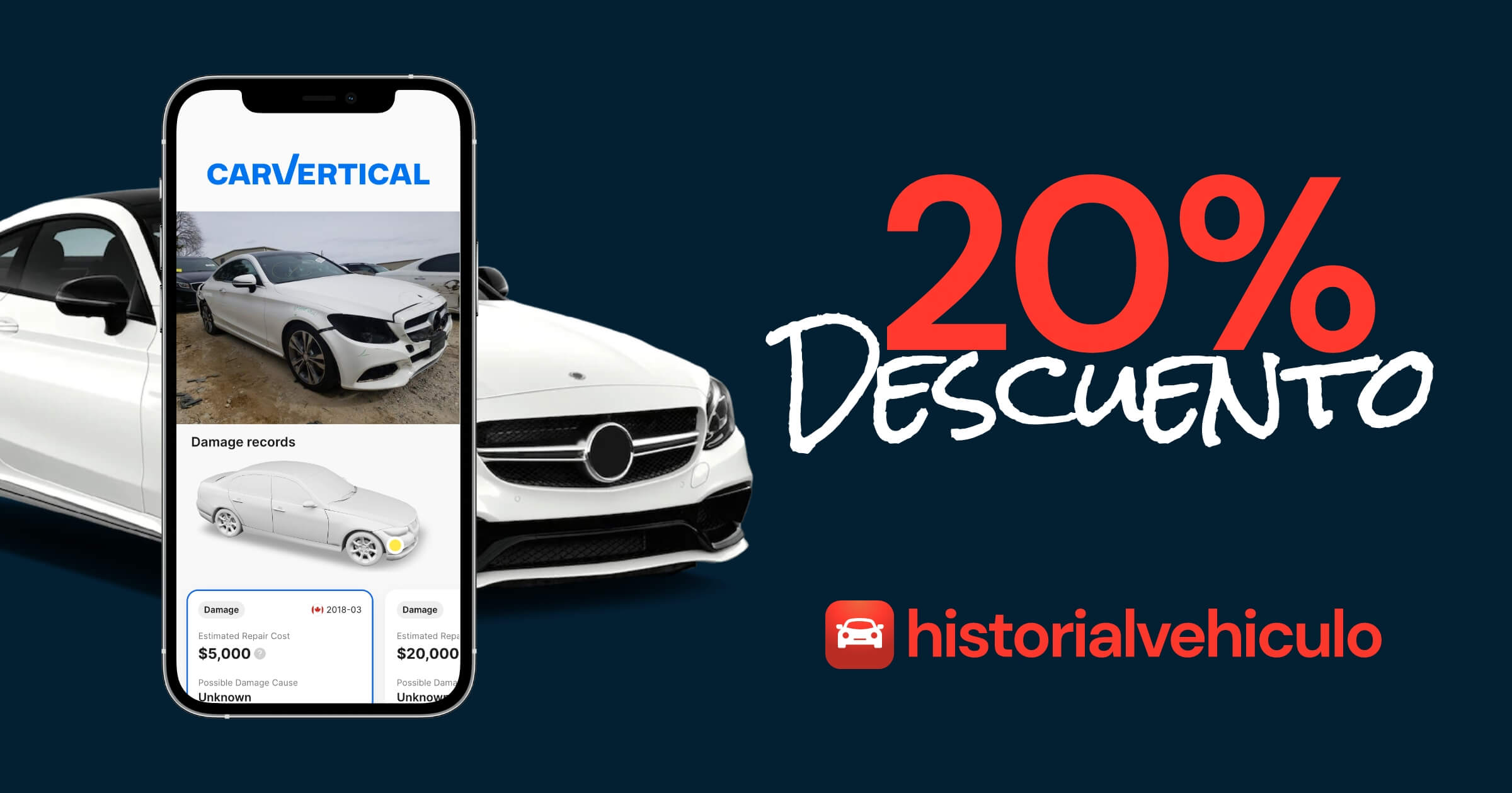 historial vehiculo descuento carVertical